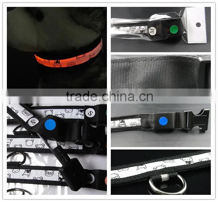 Led Shining Dog Collars on Neck, Glow in the Dark