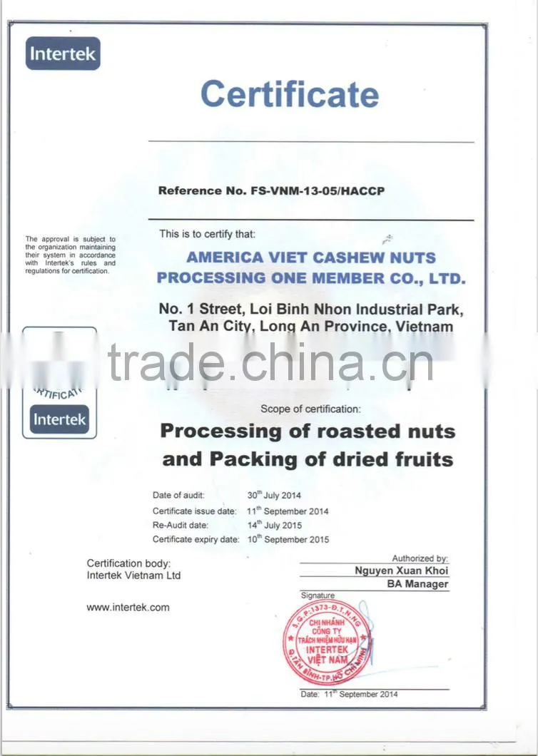 Raw cashew nuts/ Cashew Kernels/ WW320/450/240/LBW/LP/WSLP/DW