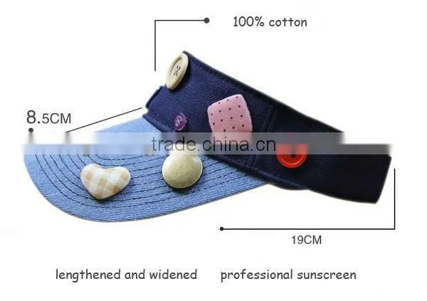Unisex cool design leisure visor hats