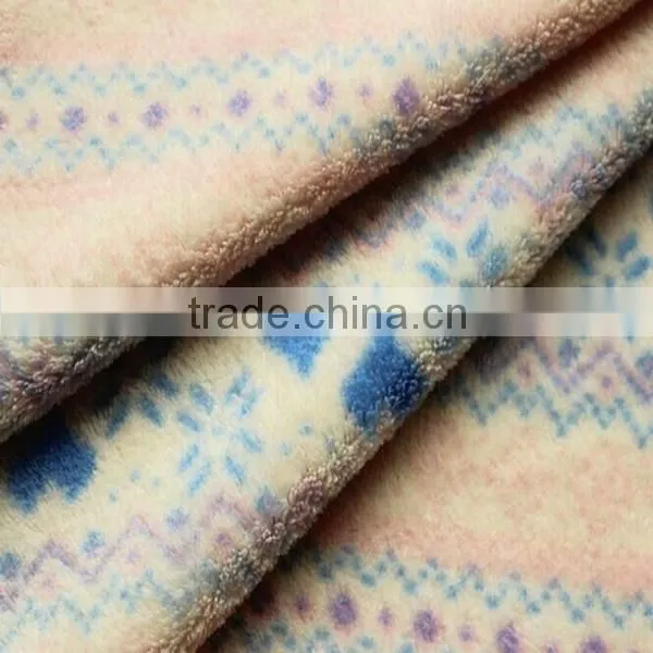 soft knitted minky fleece fabric