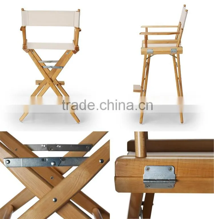 Wooden Furniture Designs Modern Outdoor Cheap Camping Canvas Folding Wooden director chair