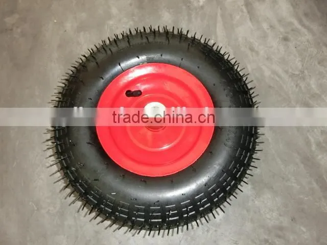 4.00-6 wheelbarrow rubber wheel / rubber tyre 4.00-6