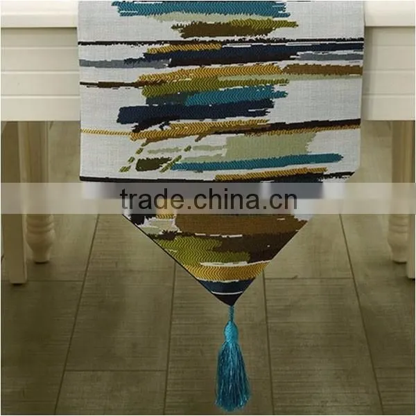European customized size modern simple colorful nylon table runners