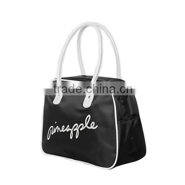 Fashion clear small black sports bag