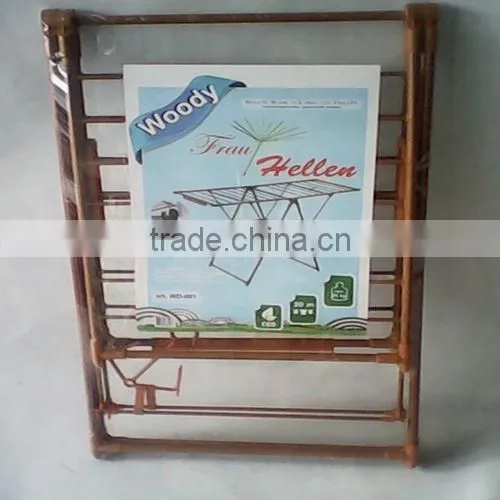 Folding Steel Wooden Color Baby Clothes Dryer Stand