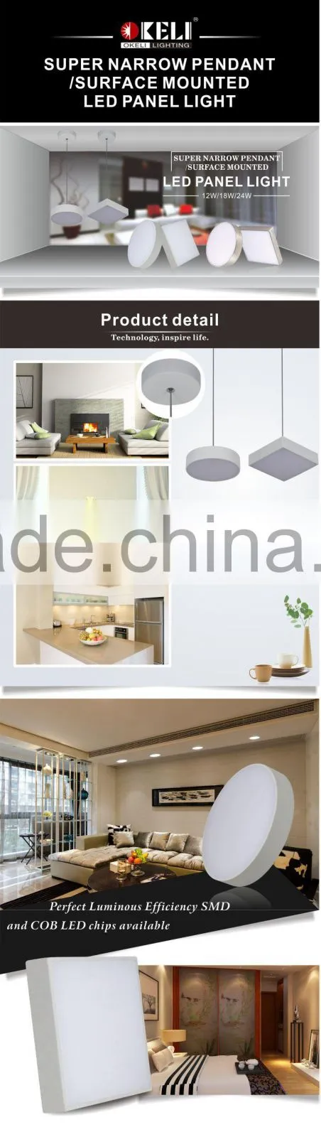 led surface panel light ,led round panel light surface mounted led panel light
