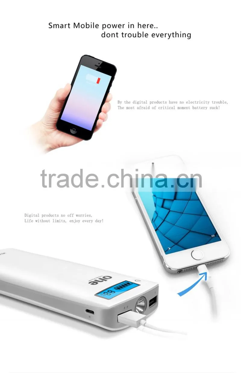 Universal 12000mah Backup External Battery Usb Power Bank Charger for Cell Phone 4s 5s