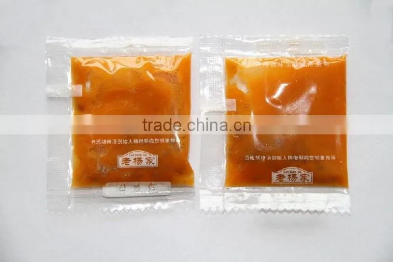 automatic small sweet corn sauce packing machine