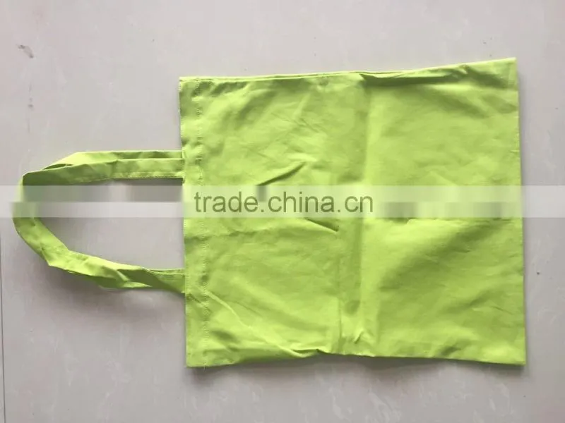 green cotton promotion bag