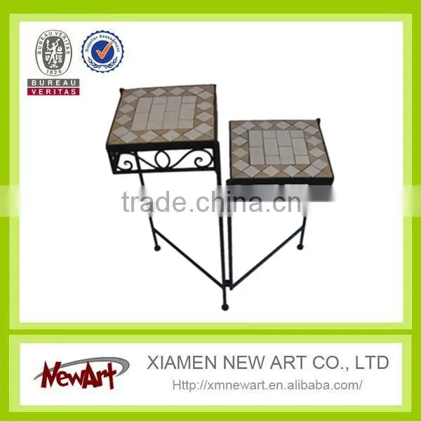 Square high quanlity metal flower stand indoor decoration square flower stand