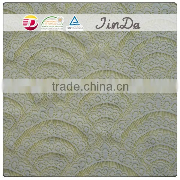 Machine made durable nylon knitting lace with new design