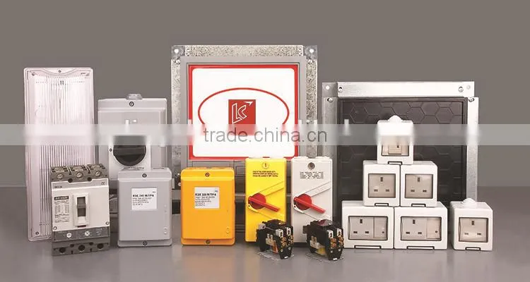 High quality IP66 PC/ABS weather protected isolating switches, isolator switch 240v 1p 2p 3p 4p 63A