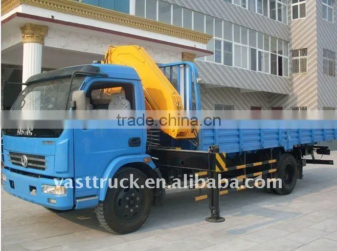 DONGFENG Duolika 4 tons truck mounted crane factory directly sales