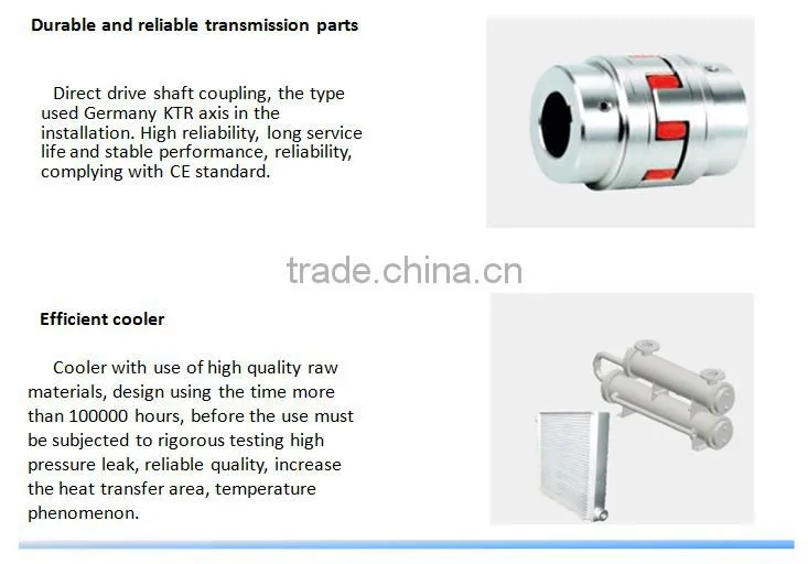 china factory direct sale double stage air compressor