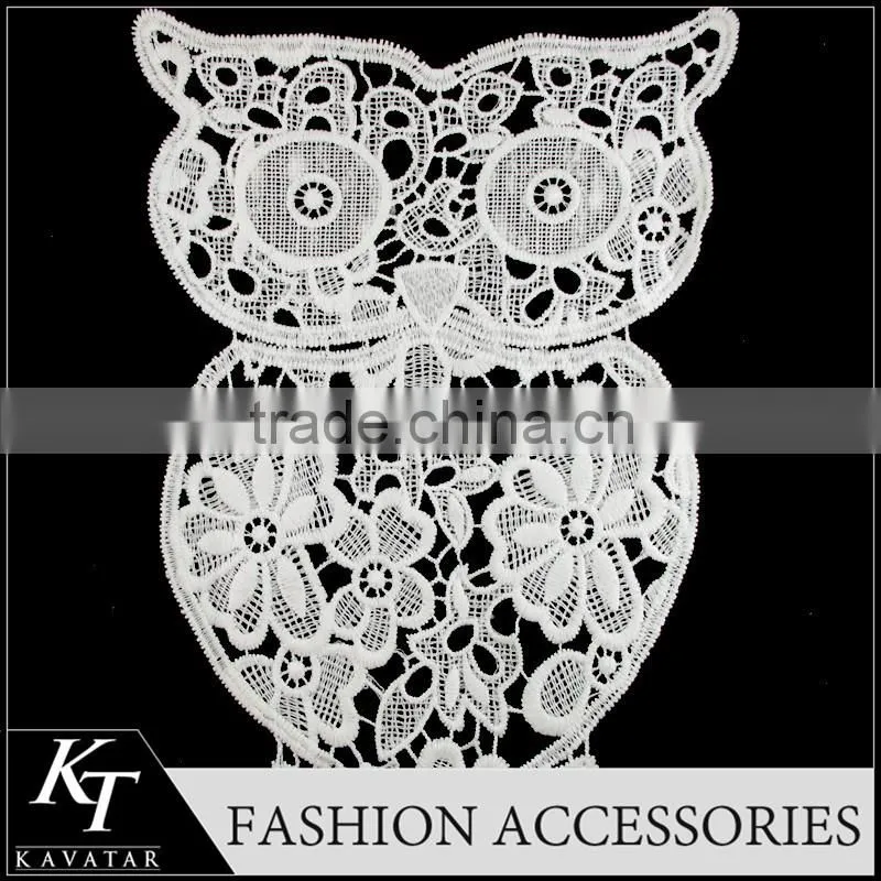2012 Hot Selling Cotton Trimming Lace/Kavatar Fancy Nylon Lace Butterfly Patch