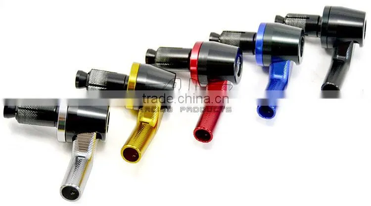 BJ-LG-003 Bent Style Universal Red 7/8" 22mm CNC Motorcycle Brake Lever Guard