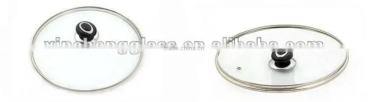 Tempered glass pot lid