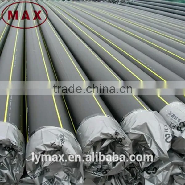 Black HDPE Material Gas Pipe for Gas Supply