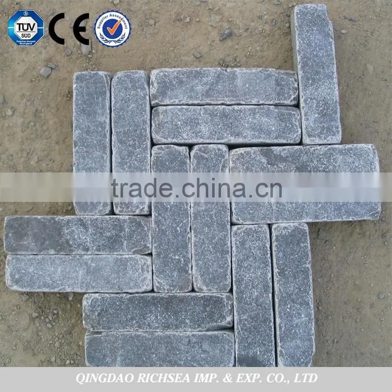 Buy Direct From China Stone Factory Supply Tumbled Blue Limestone