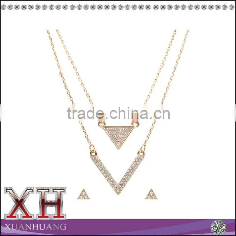 Xuan Huang Factory Jewelry Setting Cubic Zirconia Jewelry SET