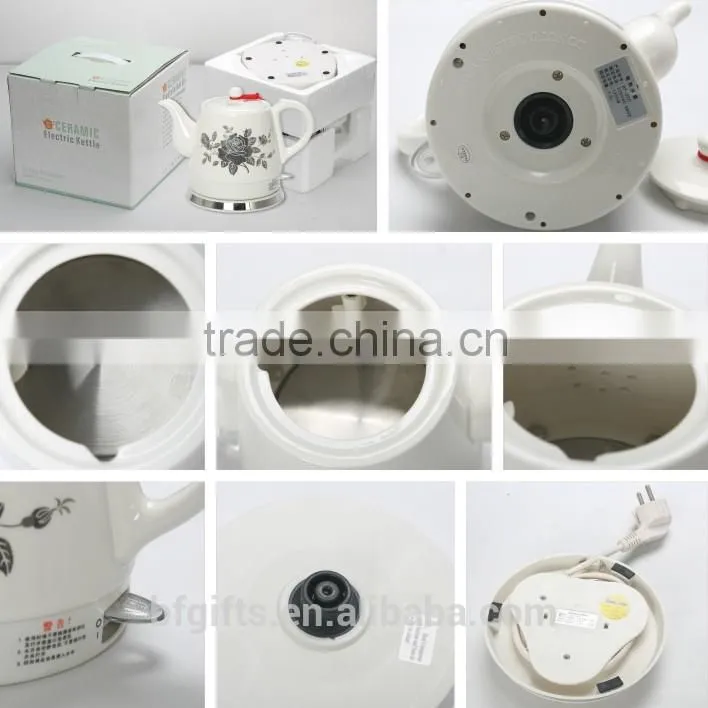2014 -GS/CE/LVD/LFGB/ROHS New ceramic kettle / tea maker/ coffer/ small order