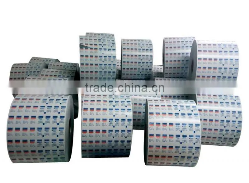 Aluminum Foil Laminated Paper for cleaning wet tissue, printed tissue paper packing Aluminum foil paper/wet tissue packing bag