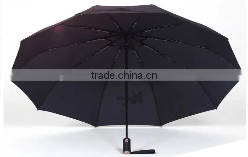 Customized Fashion Couple Umbrella Compact Quality windproof Foldable Umbrella