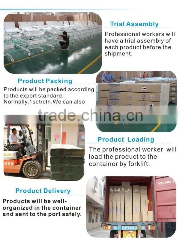 Three functions electric hospital medical equipment manufacturer