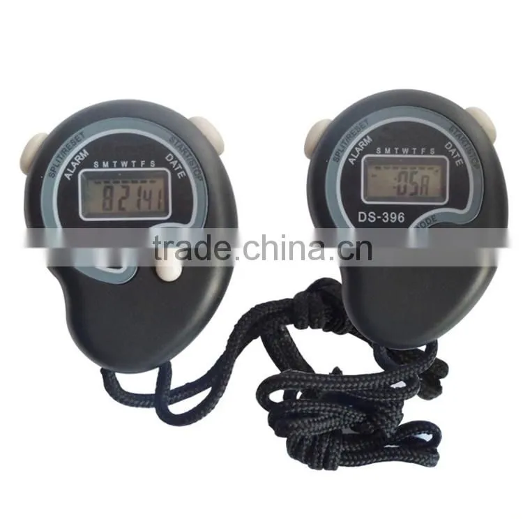 China Supplier Fashion Plastic Button Battery Professional Stopwatch