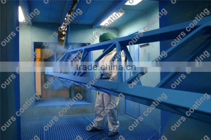 Powder coating booth for MS Sheet