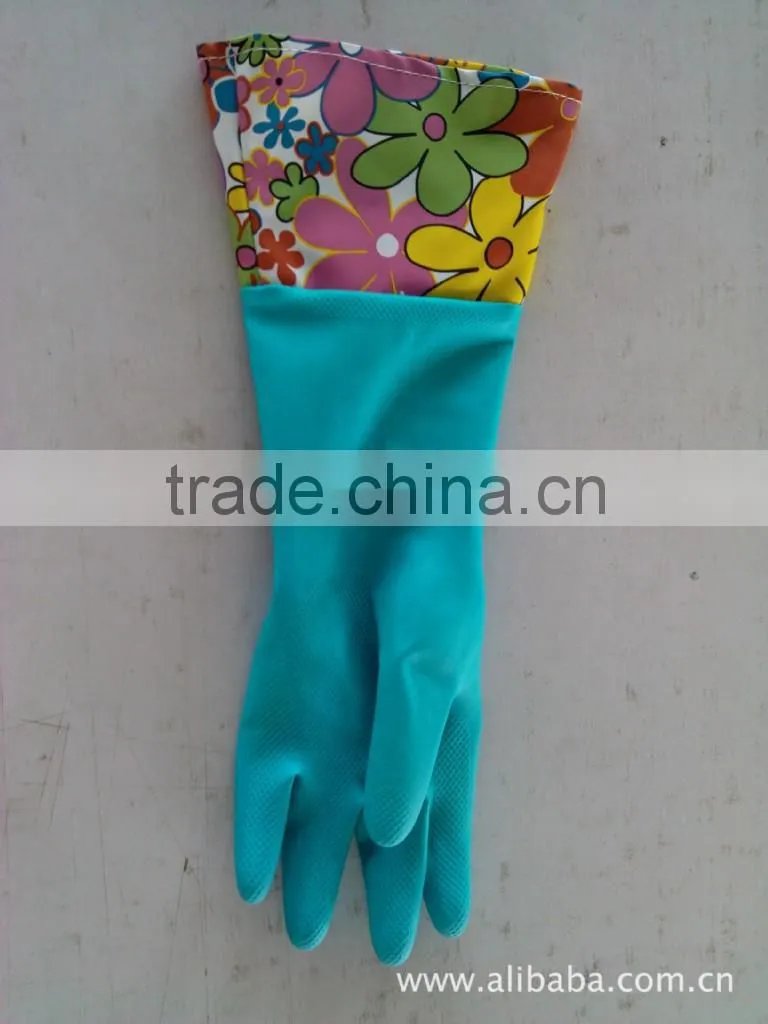 Gold supplier! elbow length extra long rubber gloves