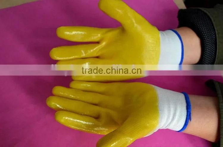 Cheap nylon PVC coating gloves manufacturer