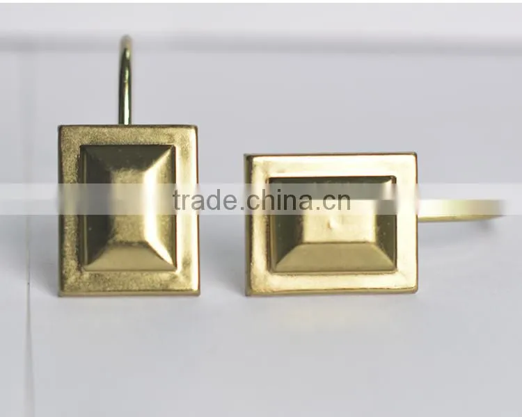 unique shower curtain hooks/Morden designed Polyresin Decorative Shower Curtain Hooks/Shower cutain hook