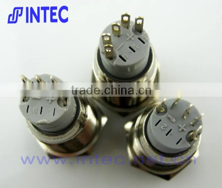 16mm Metal Pushbutton Switch Series