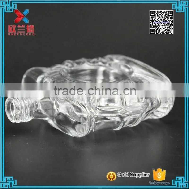 2016 good quality new glass wine bottle/ small glass bottle for sale 60ml