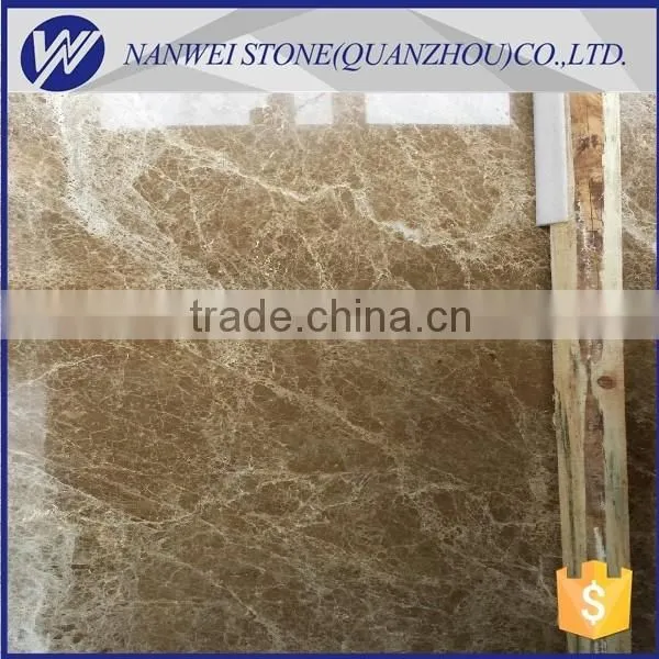 light emperador marble slab for private villa or museum design
