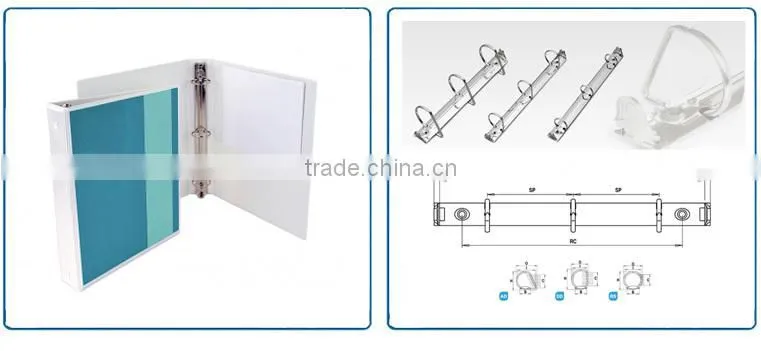 eco-friendly Elegant Multifunctional 1.5" 2 Ring Binder