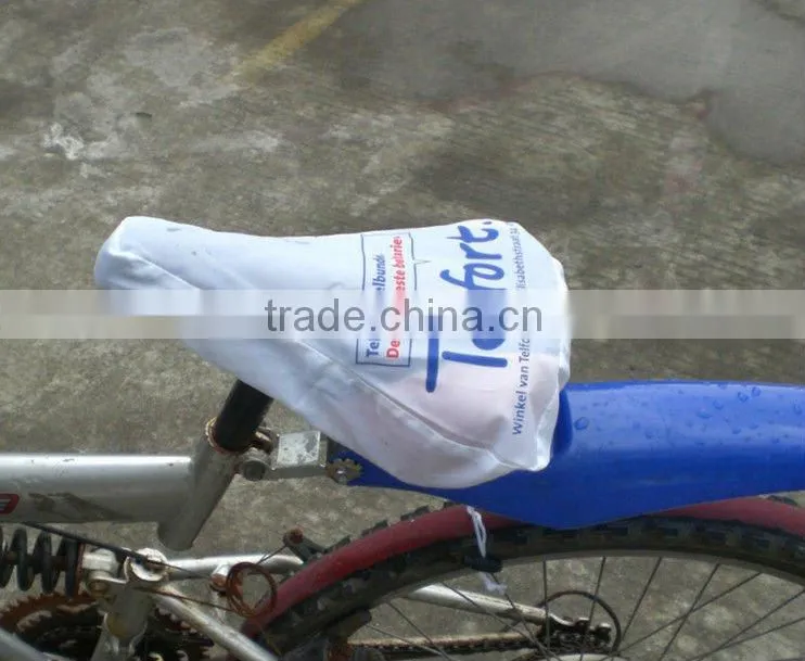 Bicycle seat cover with your logo