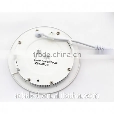 LED Panel light 4W 20PCS SMD2835 Warm White 95mm round led panel light
