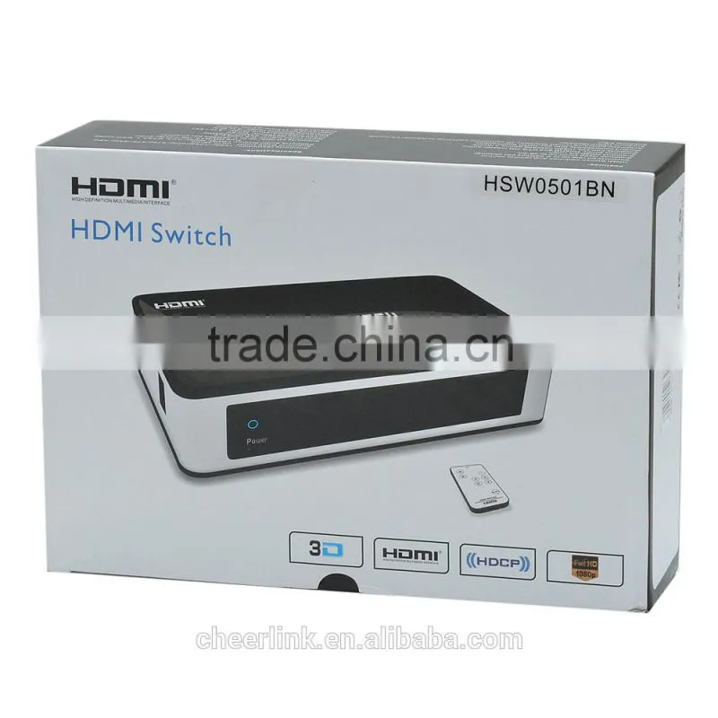 trendy high definition hdmi switch with 3d 4k supported