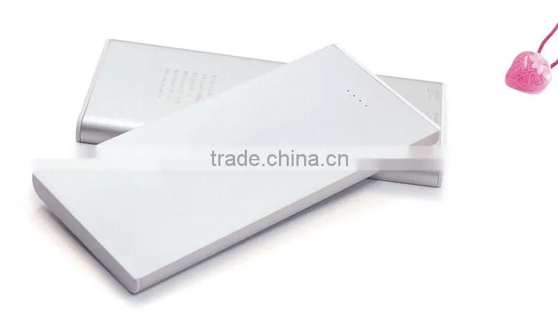 Best selling silver color power bank 8000mah power bank OEM charger