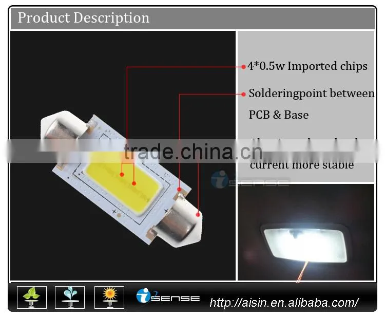 T10 Ba9s Festoon Sockets LED Festoon Lamp with 31mm 36mm 39mm 41mm