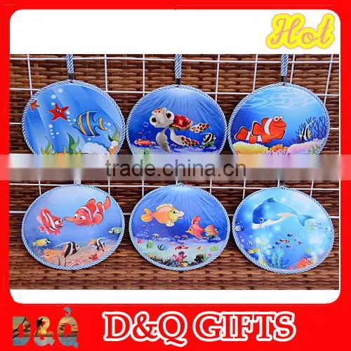 2015 new design beach souvenir Ceramic Pan Coaster