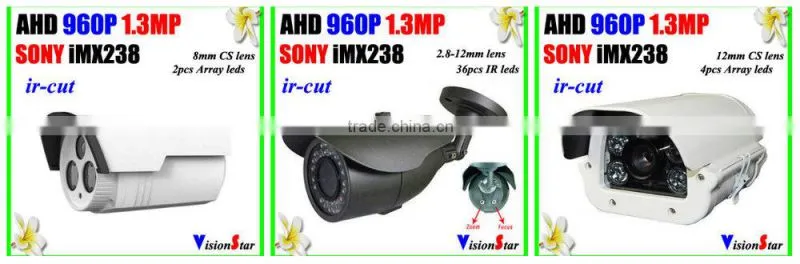 High Quality CCTV Camera Board Sony Effio-V 960H Infrared IR led Camera Zoom 2.8-12mm Varifocal Lens Security Camera Effio-V