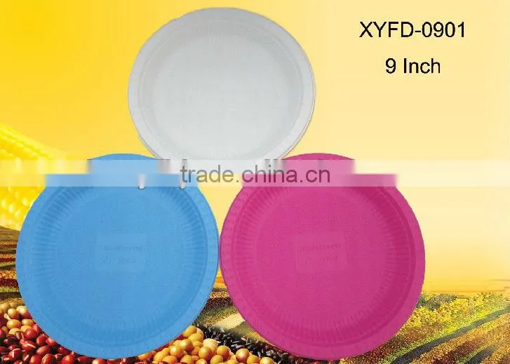 ecofriendly biodegradable disposable dinner plate&dish(XYFD-0901)
