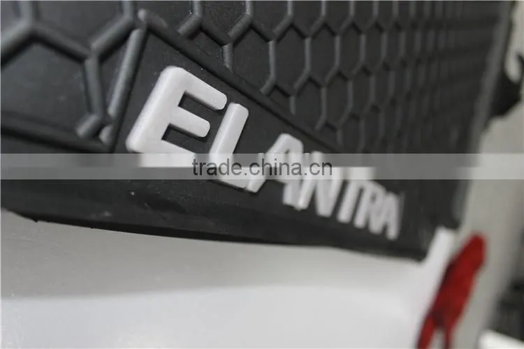Custom Fit Floor Mat Set for Hyundai Elantra Models-Rubber (Black)