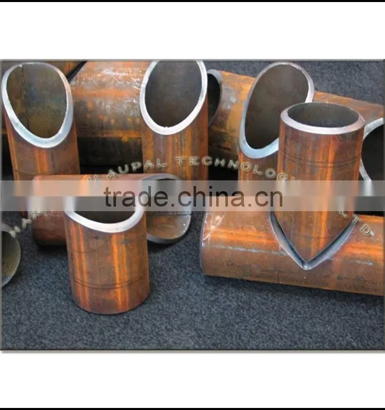 High speed metal steel pipe profile CNC plasma/flame bevel profile cutting machine