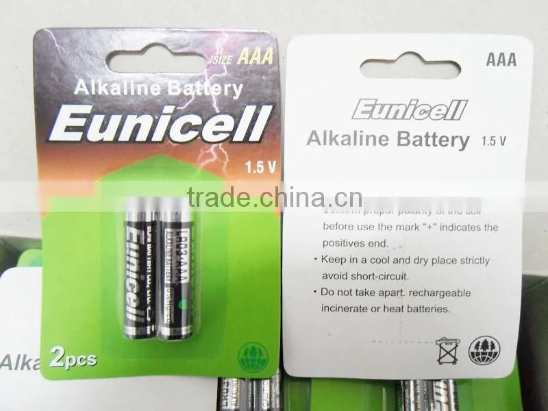 AAA Size and Zn/MnO2 Battery Type 1.5v dry cell battery AA AAA AAAA