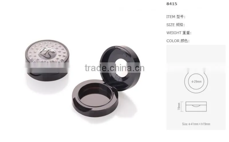 round shaped compact powder case
