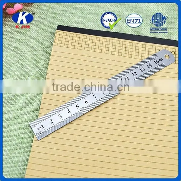 professional 15cm aluminium ruler with custimized brand